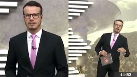 Apresentador Do Sbt Desmaia Ao Vivo Durante Jornal E Cena Choca