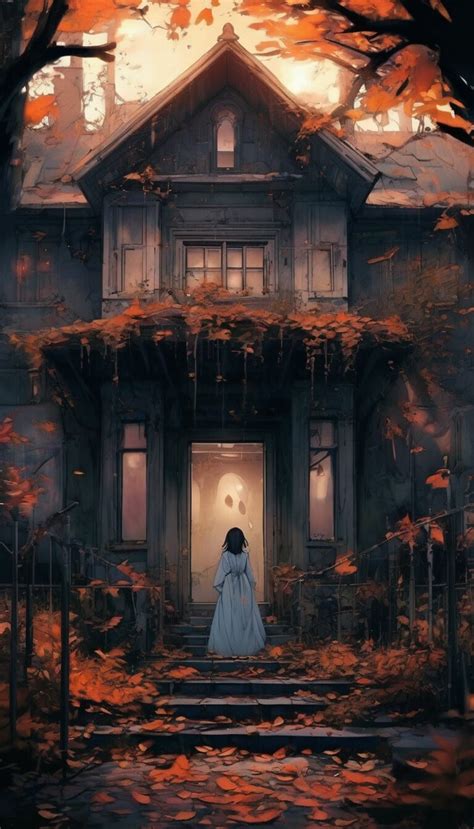 «Приведение в заброшенном доме…» — картинка создана в Шедевруме