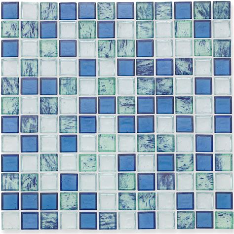 Marine 1 X 1 Glass Mosaic Tile E11marixxs American Glass Mosaics Aquablu Mosaics