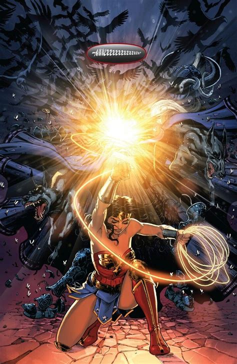 Wonder Woman Defeats Ares | Wonder woman, Comic book artists, Art