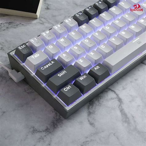 Redragon K617 Grey White Mechanical Keyboard Price in BD