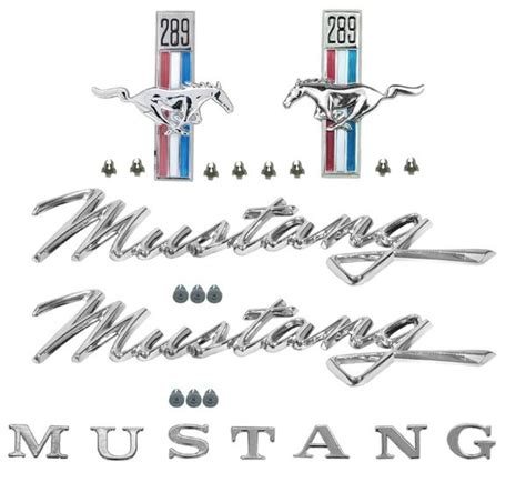 Emblem Kit V8 289 68 - Mustang Centre