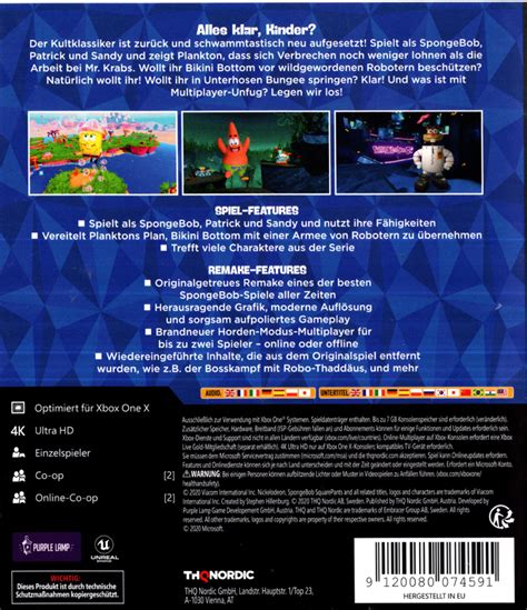 Spongebob Squarepants Battle For Bikini Bottom Rehydrated Cover Or