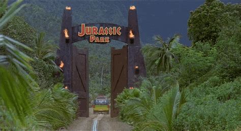 Jurassic Park Door GIF