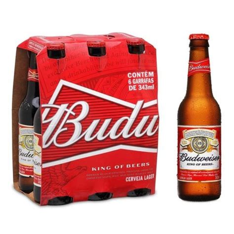 Kit 6 Garrafa Cerveja Budweiser Long Neck 343 Ml Imperdível R 41 99