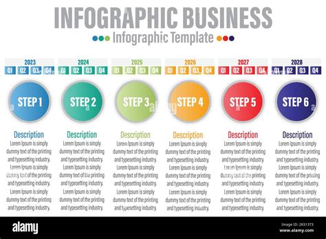 Diseño Infográfico vectorial con seis opciones 6 o seis pasos 6