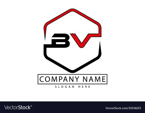 Bv logo Royalty Free Vector Image - VectorStock