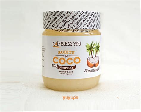 Aceite De Coco Neutro X 225 Ml God Bless You