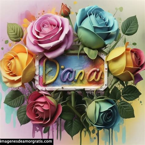 Imagenes Con Nombre 3d Flores De Colores 19