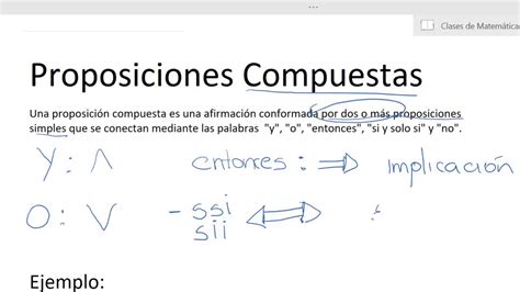 Proposiciones Compuestas y Conectores Lógicos YouTube