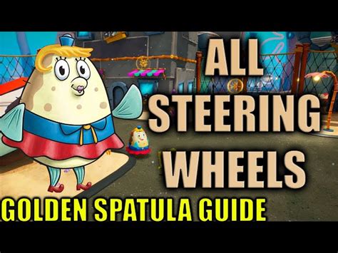 Where To Find Steering Wheels Spongebob Squarepants Battle For Bikini Bottom Rehydrated