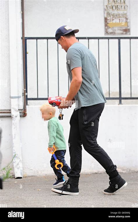 Josh Duhamel spotted out with his son Axl Jack Duhamel in Brentwood ...