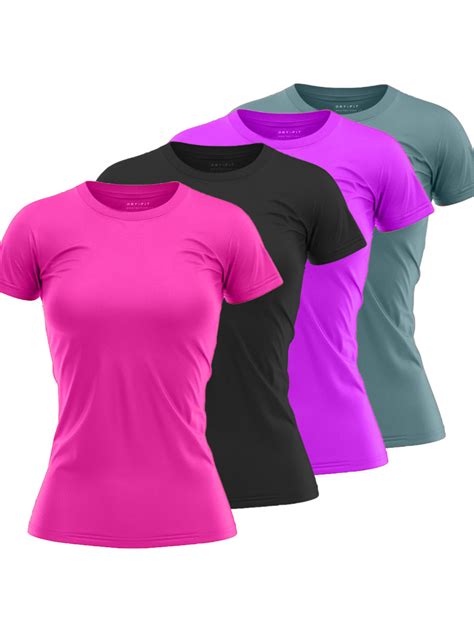 Camiseta Dry Fit Feminina Academia Corrida Esporte Casual Shopee Brasil