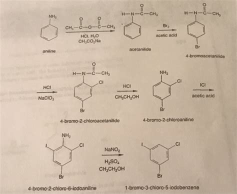 Solved Part C Synthesis Of 4 Bromo 2 Chloroacetanilide Rom Chegg