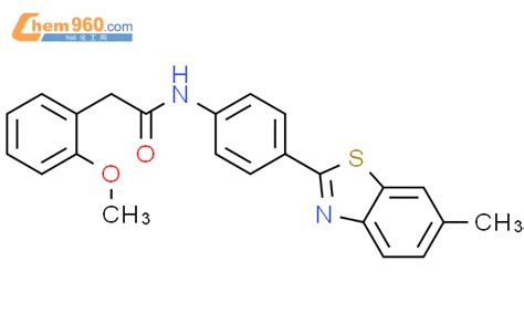 349438 88 6 2 2 Methoxyphenyl N 4 6 Methyl 1 3 Benzothiazol 2 Yl