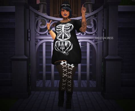 My Sims 4 Blog Modern Goth Clothing For Females By Slythersim