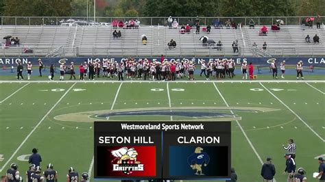 Seton Hill At Clarion Football WestmorelandSports1