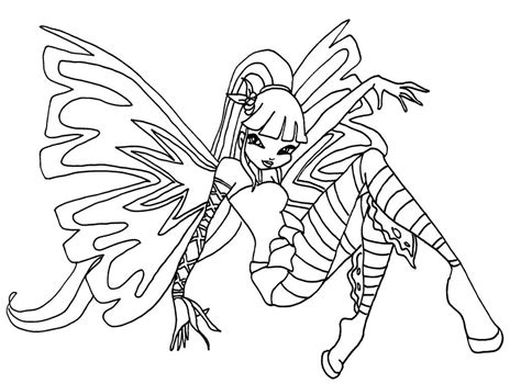 Winx Colouring Pages Clip Art Library