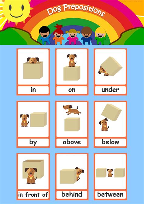 Free Printable Preposition Flashcards Printable Templates