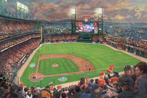 San Francisco Giants It S Our Time Painted By Thomas Kinkade