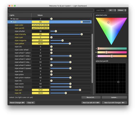 The Light Dashboard QLab 4 Documentation