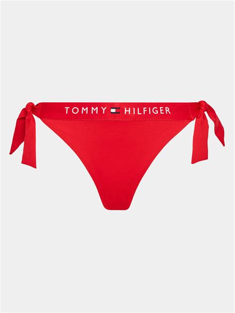 Tommy Hilfiger Bikini Pezzo Sotto UW0UW04497 Rosso Modivo It