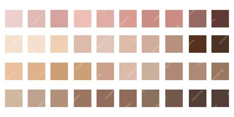 Beige Color Chart