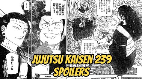 Jujutsu Kaisen Chapter 239 Spoilers Youtube