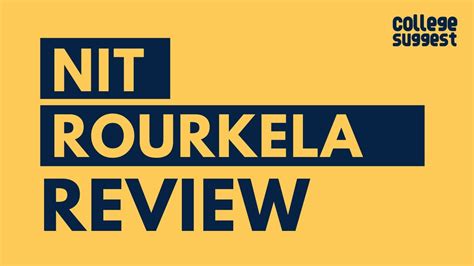 NIT Rourkela Review - YouTube