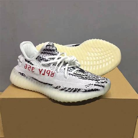 Yeezy 350 Sapatos Masculinos E Femininos Esportivos Zebra Estoque