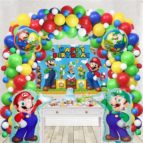 Buy delastor Balloon Garland Arch Kit Video Game Birthday Party Decoration Supplies Includes ...