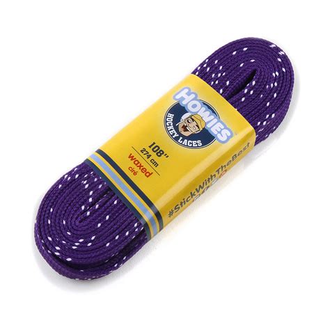 Howies Purple Waxed Hockey Skate Laces Howies Hockey Tape