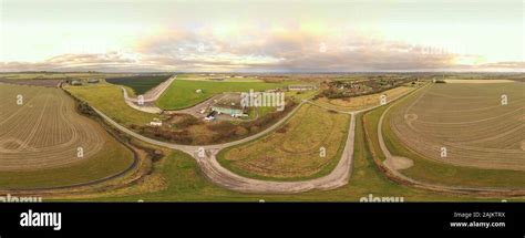 Aerial view of the old Wroughton airfield in Wiltshire Stock Photo - Alamy