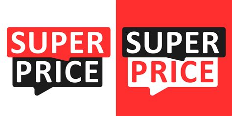 Super Price. Set of Sale labels 31380813 Vector Art at Vecteezy