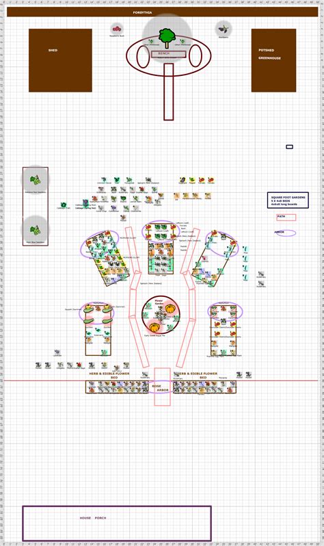 Garden Plan - 2012: SQUARE FOOT GARDEN