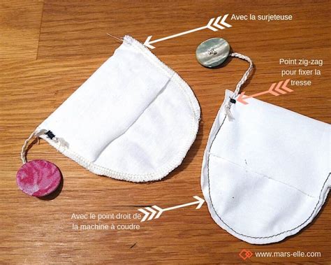 Tuto couture facile Sachets de thé réutilisable zéro déchet Tuto