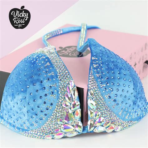 Sky Blue Designer Bikini Vicky Ross Signature Collection Vicky Ross Fit
