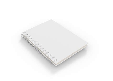 White Notebook Mockup 24242001 Png