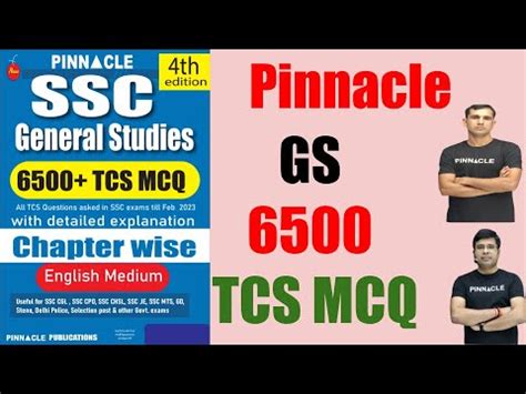 Pinnacle SSC GS 6500 Book Video Course Special Class SSC CGL Tier 2