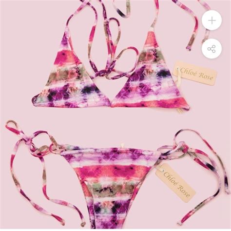 Chloe Rose Swim Chloe Rose Tie Dye Bikini Set Poshmark
