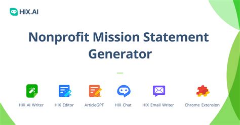 Nonprofit Mission Statement Generator: Create Mission Statement Speedily