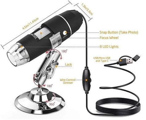 USB Digital Microscope 1000X - Radio Gear BD