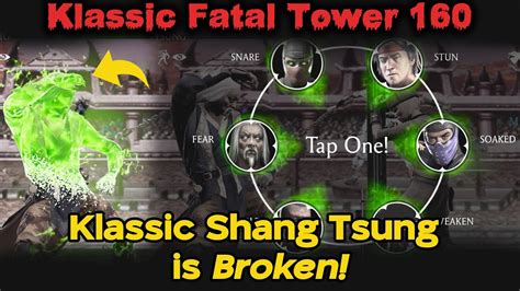 Klassic SHANG TSUNG Is BROKEN Klassic Fatal Tower 160 MK Mobile