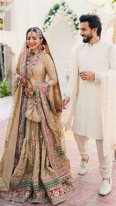 Saboor Aly Nikkah Latest Bridal Dresses Pakistani Bridal Wear Asian