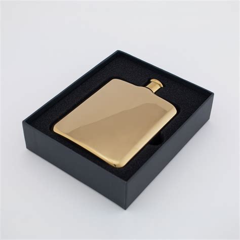 Mid Century Modern Gold Flask The Vinepair Store