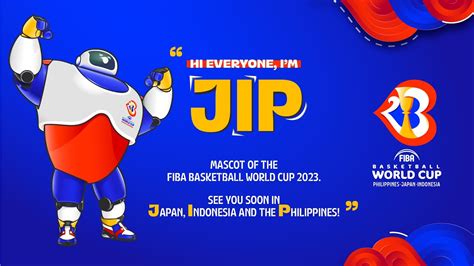 Introducing, JIP! The mascot of FIBA Basketball World Cup 2023 🤖🏀 ...