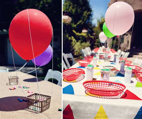 Kara S Party Ideas Hot Air Balloon Birthday Party Kara S Party Ideas