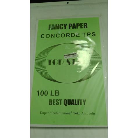 Jual Kertas Concorde Kertas Paper White Top Star F Tipis Indonesia