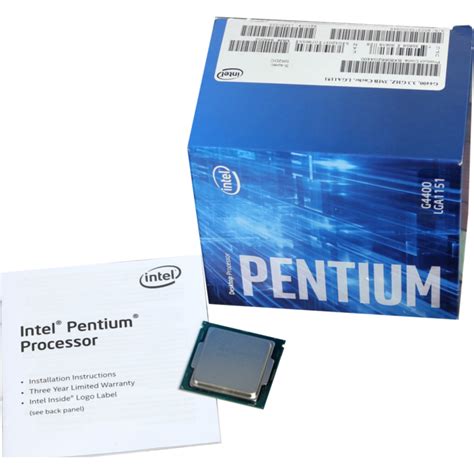 CPU Intel Pentium G4400 2C/2T 3.30GHz 3MB Cache (LGA 1151)