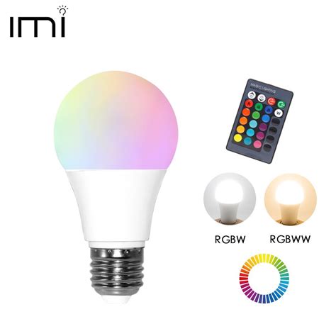 Led Rgb Lamp E27 Licht Rgb Rgbw Rgbww Dimbare Ir R Grandado